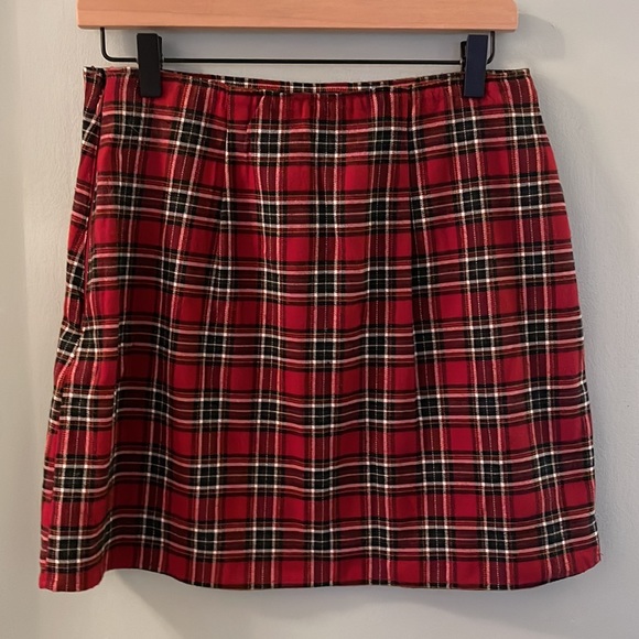 Hollister Plaid Flannel Miniskirt - M - Picture 3 of 4